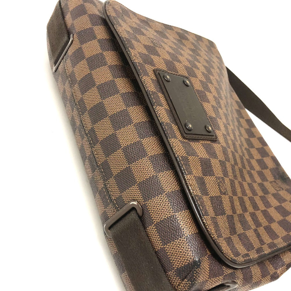 LOUIS VUITTON N51211　 ダミエ ブルックリンMM カバン メッセンジャーバッグ ショルダーバッグ ダミエキャンバス レディース エベヌ エベヌ