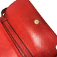 CELINE 斜め掛けバッグ ヴィンテージ カバン フラップ ショルダーバッグ レザー レディース レッド レッド