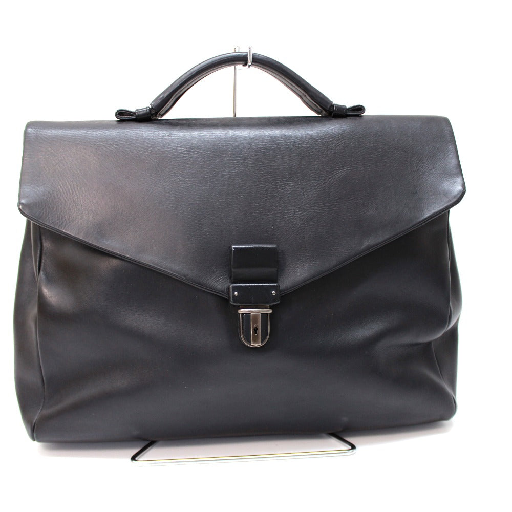 BOTTEGA VENETA 113095 Tote Bag, Handbag, Briefcase, Business Bag, Leather, Men's, Black