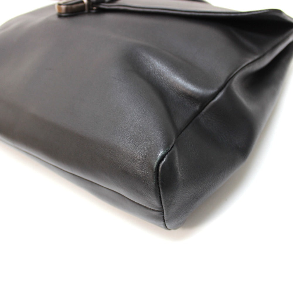 BOTTEGA VENETA 113095 Tote Bag, Handbag, Briefcase, Business Bag, Leather, Men's, Black
