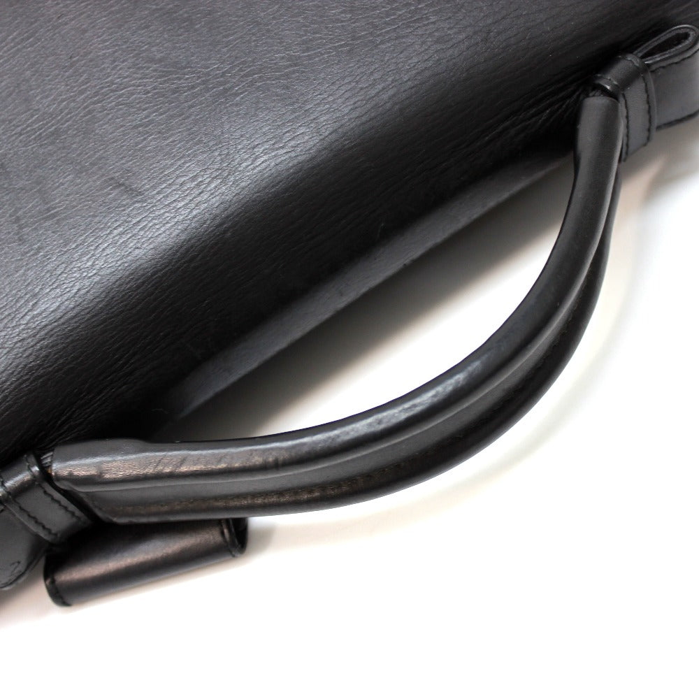 BOTTEGA VENETA 113095 Tote Bag, Handbag, Briefcase, Business Bag, Leather, Men's, Black