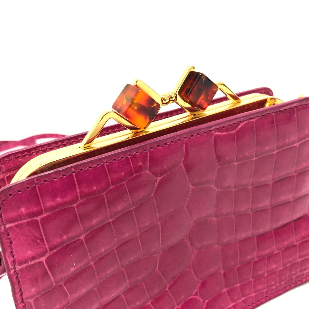 MIUMIU Pouch Shoulder Bag, Leather, Pink, for Women