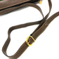 GUCCI 001115 0918 GG Plus Webbing Line Pouch Shoulder Bag PVC/Leather Women's Vintage Gucci