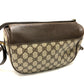 GUCCI 001115 0918 GG Plus Webbing Line Pouch Shoulder Bag PVC/Leather Women's Vintage Gucci