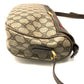 GUCCI 001115 0918 GG Plus Webbing Line Pouch Shoulder Bag PVC/Leather Women's Vintage Gucci