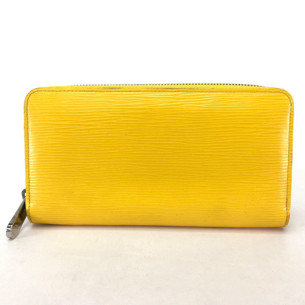 LOUIS VUITTON Epi Zippy Wallet, Round Zip Long Wallet, Epi Leather, Women's, Citron
