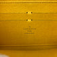 LOUIS VUITTON Epi Zippy Wallet, Round Zip Long Wallet, Epi Leather, Women's, Citron