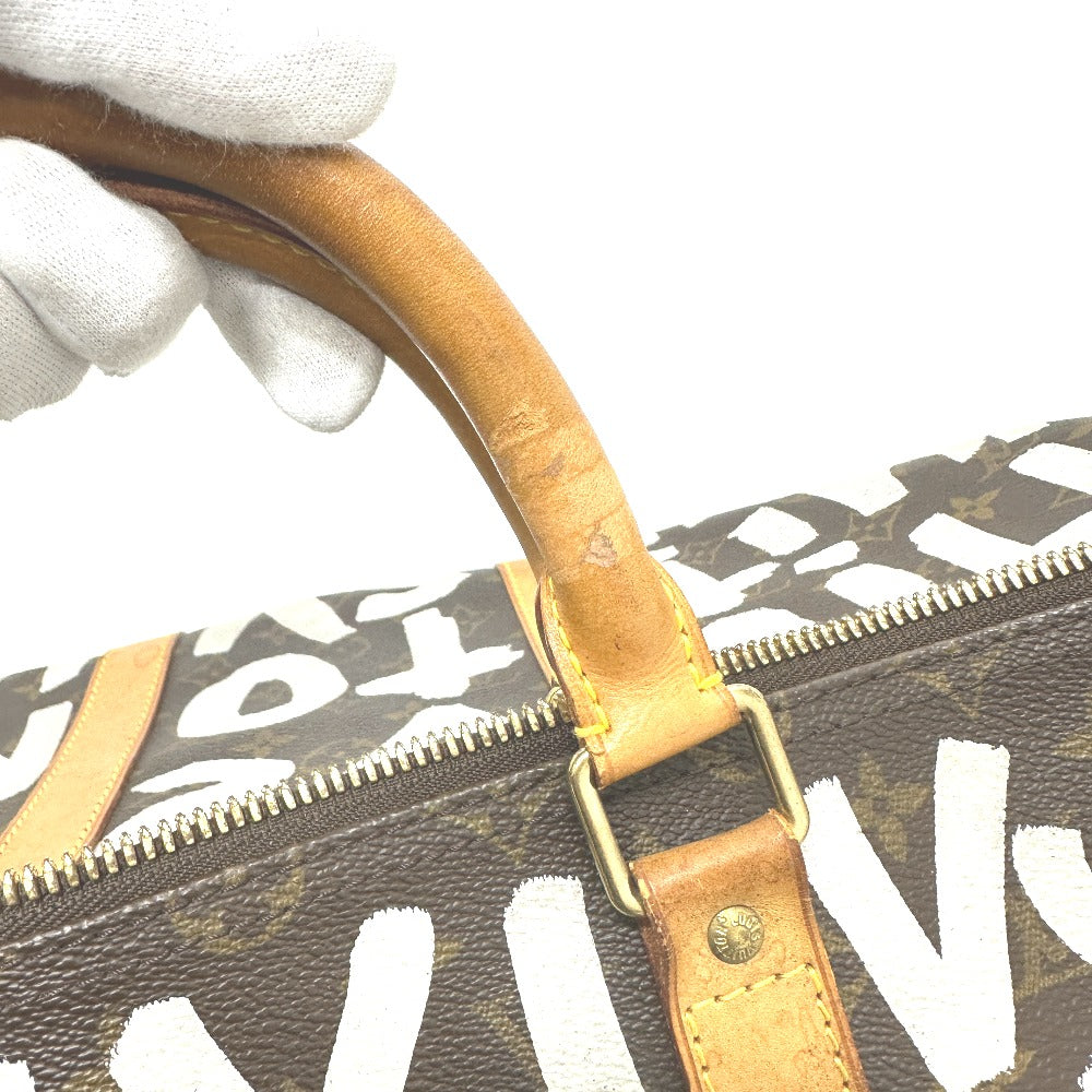 LOUIS VUITTON M92197 Monogram Graffiti Keepall 50 Boston Bag Bag Travel Bag Travel Bag Boston Bag Monogram Graffiti Canvas Unisex Brown