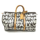 LOUIS VUITTON M92197 Monogram Graffiti Keepall 50 Boston Bag Bag Travel Bag Travel Bag Boston Bag Monogram Graffiti Canvas Unisex Brown