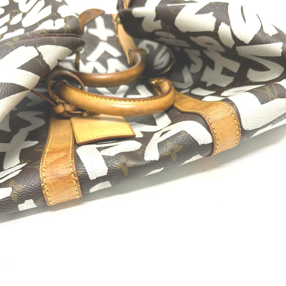LOUIS VUITTON M92197 Monogram Graffiti Keepall 50 Boston Bag Bag Travel Bag Travel Bag Boston Bag Monogram Graffiti Canvas Unisex Brown