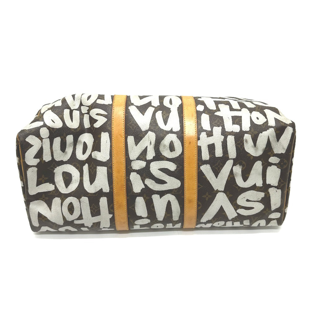 LOUIS VUITTON M92197 Monogram Graffiti Keepall 50 Boston Bag Bag Travel Bag Travel Bag Boston Bag Monogram Graffiti Canvas Unisex Brown