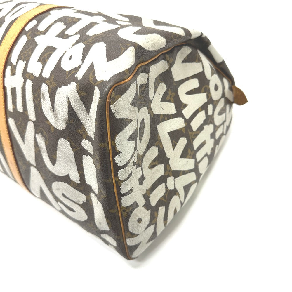 LOUIS VUITTON M92197 Monogram Graffiti Keepall 50 Boston Bag Bag Travel Bag Travel Bag Boston Bag Monogram Graffiti Canvas Unisex Brown