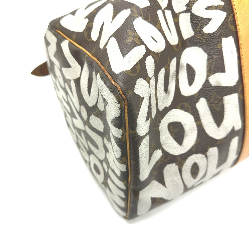 LOUIS VUITTON M92197 Monogram Graffiti Keepall 50 Boston Bag Bag Travel Bag Travel Bag Boston Bag Monogram Graffiti Canvas Unisex Brown