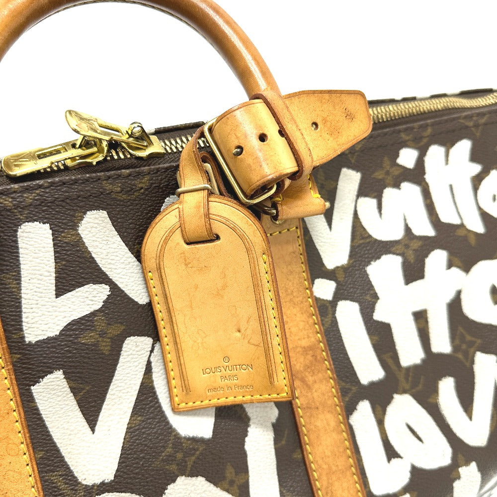 LOUIS VUITTON M92197 Monogram Graffiti Keepall 50 Boston Bag Bag Travel Bag Travel Bag Boston Bag Monogram Graffiti Canvas Unisex Brown