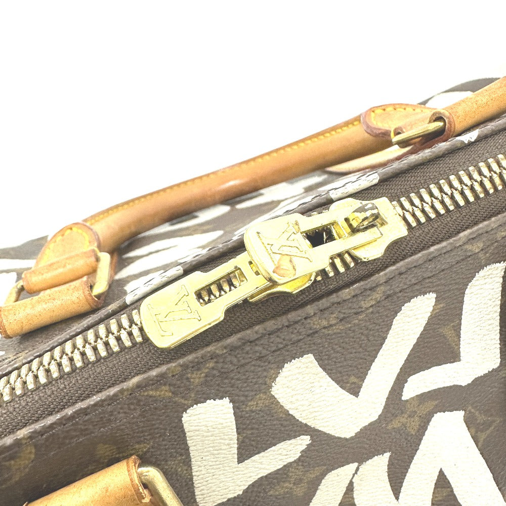 LOUIS VUITTON M92197 Monogram Graffiti Keepall 50 Boston Bag Bag Travel Bag Travel Bag Boston Bag Monogram Graffiti Canvas Unisex Brown