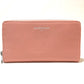 BALENCIAGA 419805 Exclusive Women's Leather Long Wallet with Zip-Around Design in Pink Beige