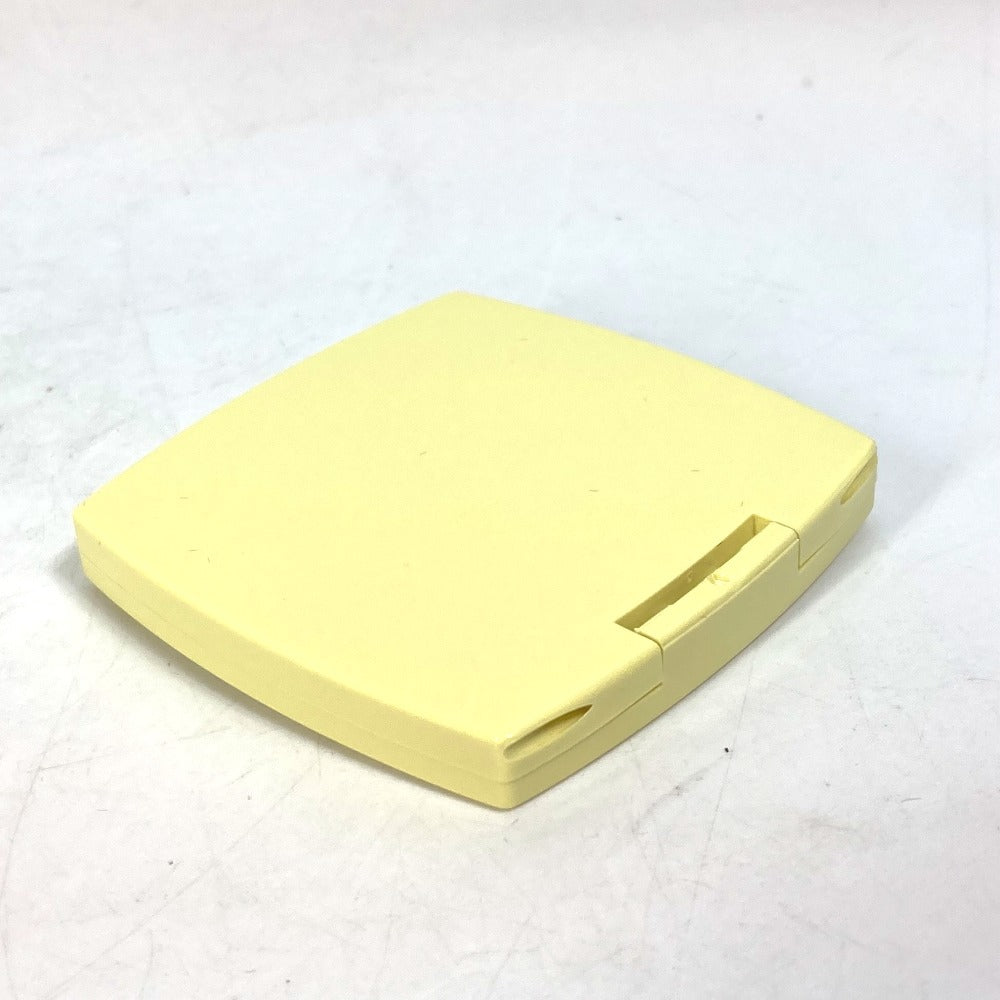 CHANEL 138065 CC ココマーク ミロワール ドゥーブル ファセット コンパクト ダブル ミラー 鏡 プラスチック レディース オヴニー 129 イエロー