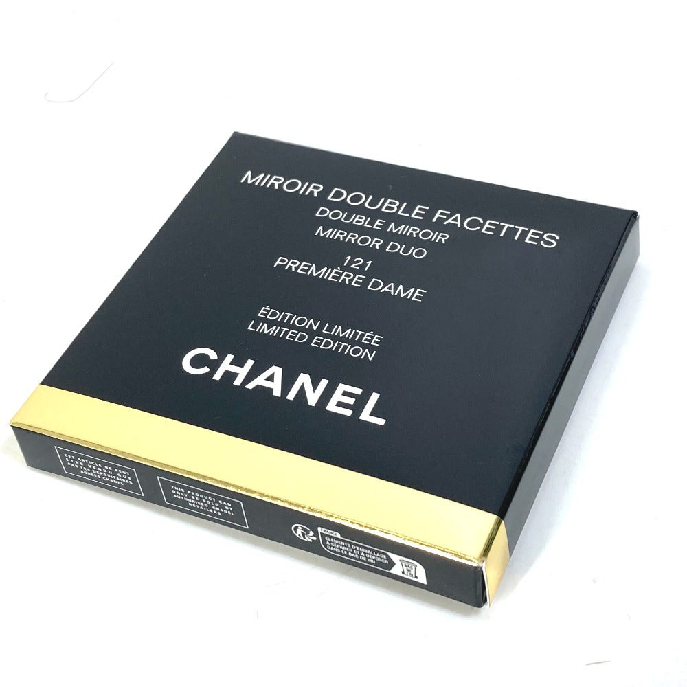 CHANEL 138064 CC ココマーク ミロワール ドゥーブル ファセット コンパクト ダブル ミラー 鏡 プラスチック レディース プルミエールダム 121 オレンジ系
