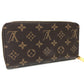 LOUIS VUITTON M62414 Monogram Lovely Bird Zippy Wallet, Round Zip Long Wallet, Monogram Canvas, Women's, Brown