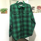 OFF-WHITE チェック柄 TARTAN SHIRT DIAG ALL OVER アウターその他 メンズ グリーン
