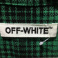 OFF-WHITE チェック柄 TARTAN SHIRT DIAG ALL OVER アウターその他 メンズ グリーン