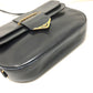 CARTIER Sapphire Line Flap Bag Crossbody Shoulder Bag Leather Women's Dark Navy