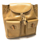 GUCCI Bamboo Backpack, Leather, Women's, Beige