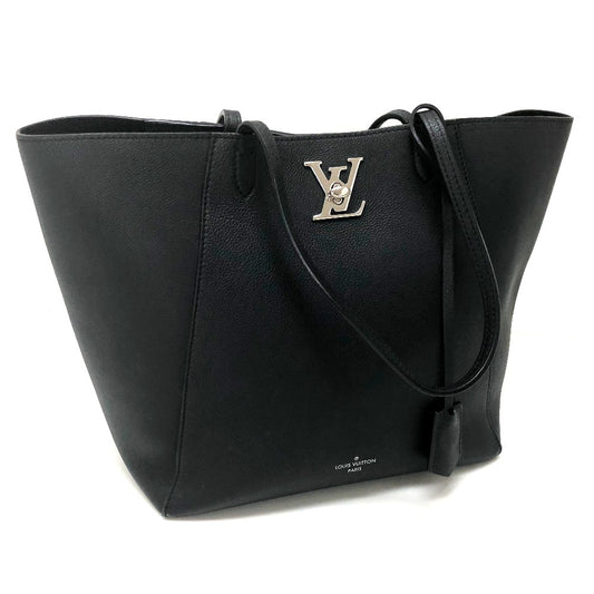 LOUIS VUITTON M42291 ロックミー カバ カバン ロゴ ショルダーバッグ レザー レディース ノワール ノワール