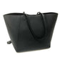LOUIS VUITTON M42291 Lockme Hippopotamus Logo Shoulder Bag Leather Women's Noir Noir