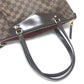 Louis Vuitton N41103 Damier Westminster GM Bag Tote Bag bahu Beg Damier Canvas Wanita Ebene Brown
