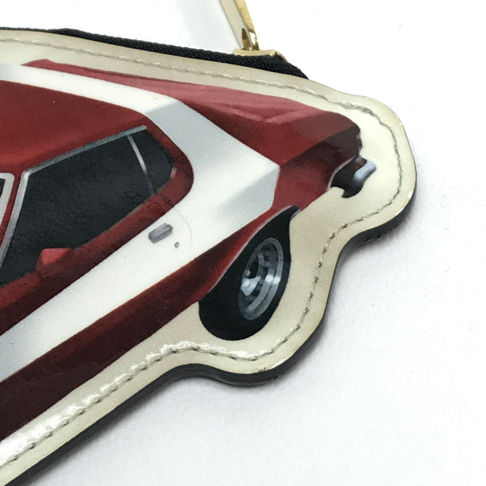 LOUIS VUITTON M50420 Vernis Sticker Porte Monnaie Voiture Wallet, Coin Purse, Patent Leather, Women's, Red