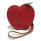HERMES Tadelakt x Chevre Apple Motif Apple Fruit Pochette Pomme Accessory Pouch Chevre Women's Rouge vif