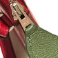 HERMES Tadelakt x Chevre Apple Motif Apple Fruit Pochette Pomme Accessory Pouch Chevre Women's Rouge vif