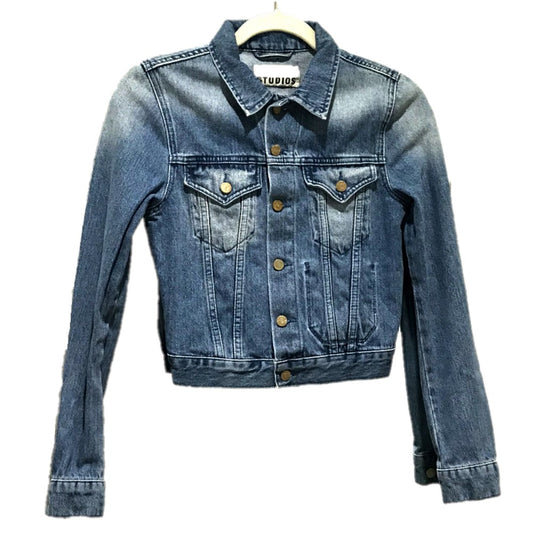 Jerawat Studios Tag G Jean Panjang Pendek Jaket Denim Ladies