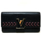 LOUIS VUITTON M62076 Taurillon Capucines Portefeuille Long Wallet, Bi-fold Wallet, Taurillon Leather, Women's, Noir, Black