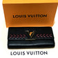 LOUIS VUITTON M62076 Taurillon Capucines Portefeuille Long Wallet, Bi-fold Wallet, Taurillon Leather, Women's, Noir, Black