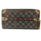 LOUIS VUITTON M63490 Transformed Damier Trompe-l'oeil Zippy Wallet, Round Zipper Long Wallet, Damier Canvas, Women's, Ebene Brown