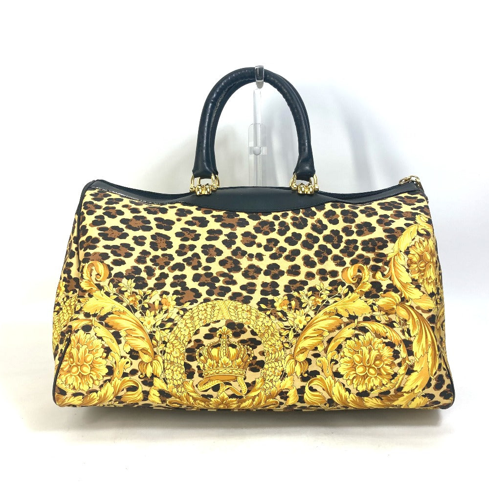 Gianni Versace ヴィンテージ レオパード 豹柄 ヒョウ カバン ...