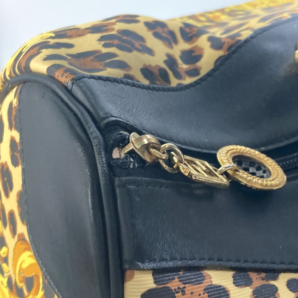 Gianni Versace ヴィンテージ レオパード 豹柄 ヒョウ カバン ...