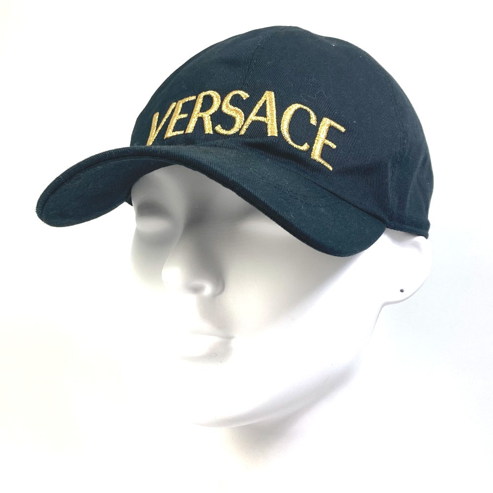 VERSACE ロゴ 帽子 ベースボール キャップ コットン ユニセックス - brandshop-reference