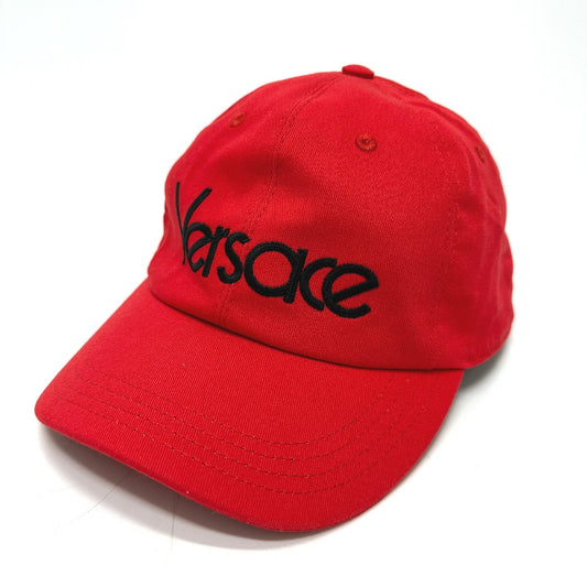 VERSACE バイカラー ロゴ 帽子 キャップ帽 ベースボール キャップ キャンバス レディース - brandshop-reference
