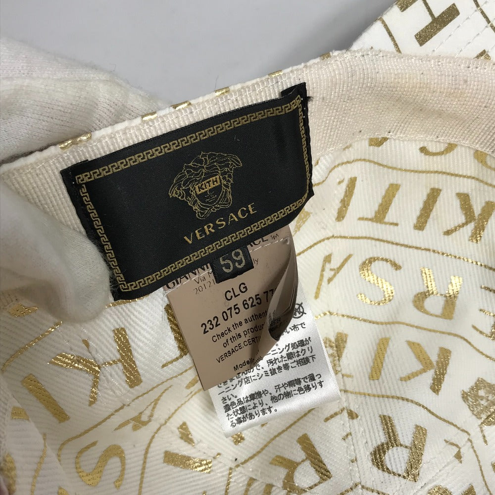 VERSACE メデューサ KITH キース コラボ ロゴ 帽子 キャップ帽 ベース