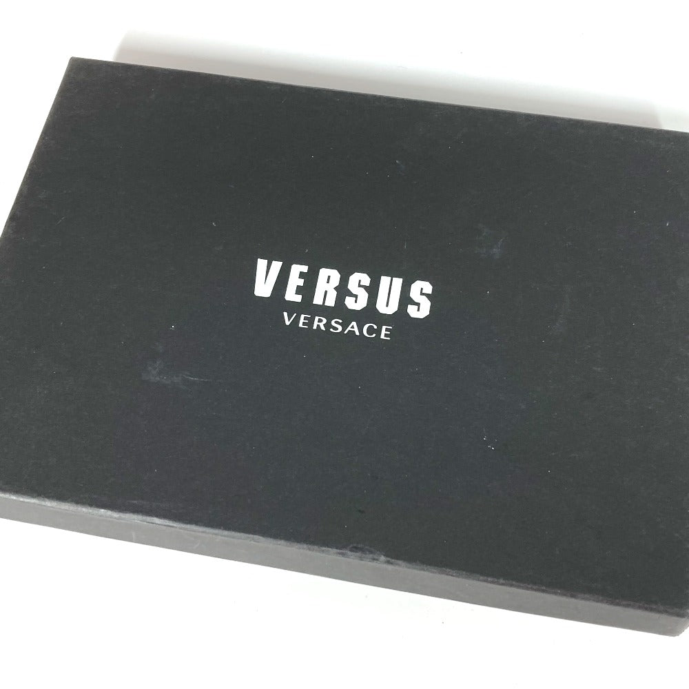 VERSUS ヴェルサーチ ロゴ ライオン 安全ピン カバン ポーチ ストラップ付 クラッチバッグ レザー メンズ - brandshop-reference