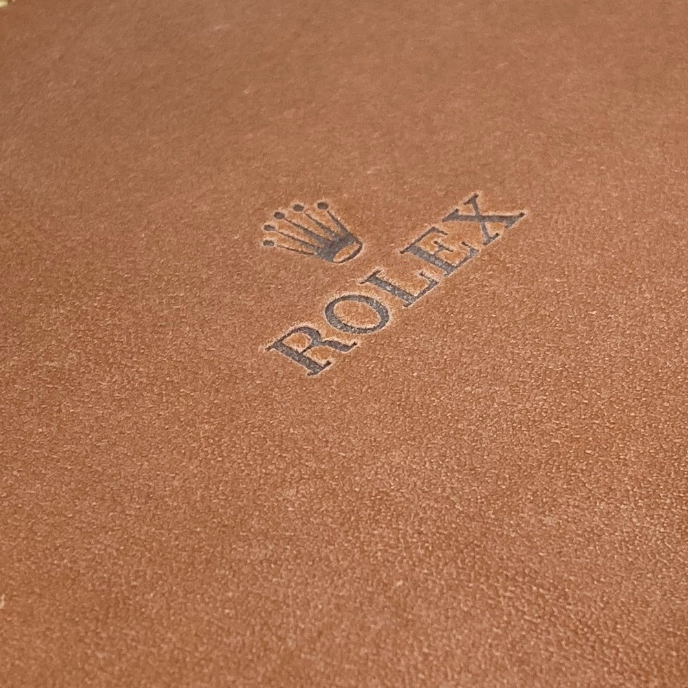 ROLEX ロゴ 4連ファスナー ノベルティ 非売品 ポーチ レザー ユニ 