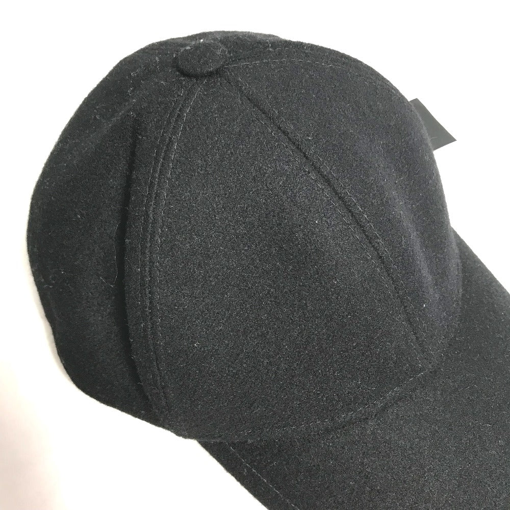 SAINT LAURENT PARIS 706537 YSL ロゴ 帽子 キャップ帽 ベースボール キャップ ウール レディース - brandshop-reference