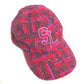 SAINT LAURENT PARIS 677545 ロゴ ツイード ベースボール  帽子 キャップ帽 ベースボール キャップ ウール レディース - brandshop-reference