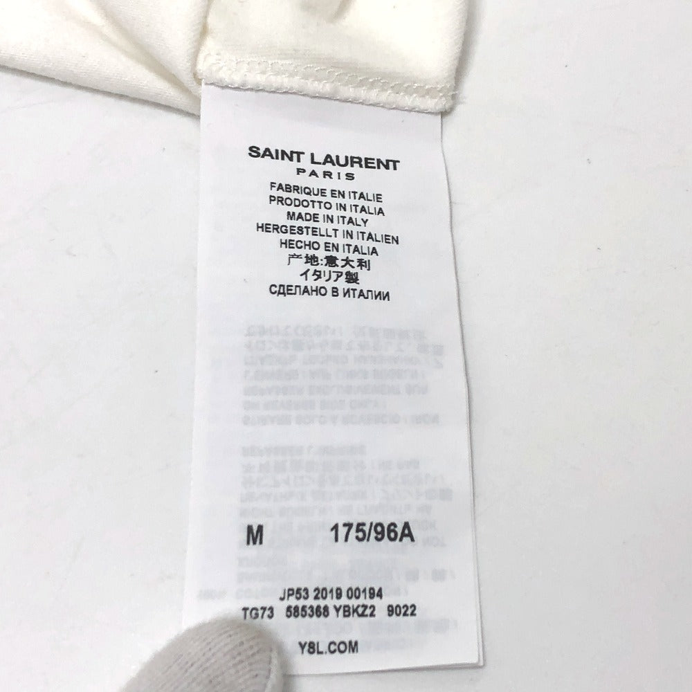 SAINT LAURENT PARIS 585368 LOVE プリント 半袖Ｔシャツ コットン メンズ - brandshop-reference