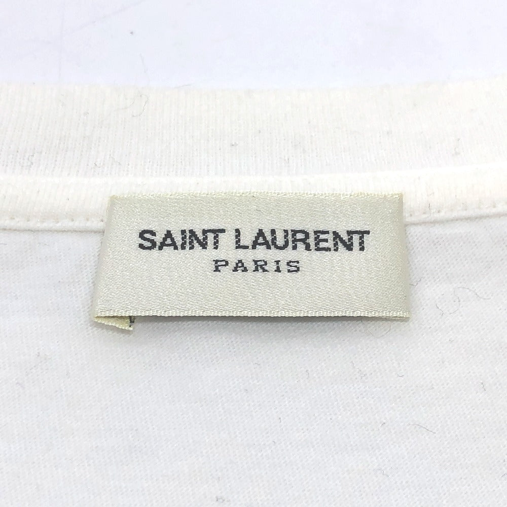 SAINT LAURENT PARIS 585368 LOVE プリント 半袖Ｔシャツ コットン メンズ - brandshop-reference