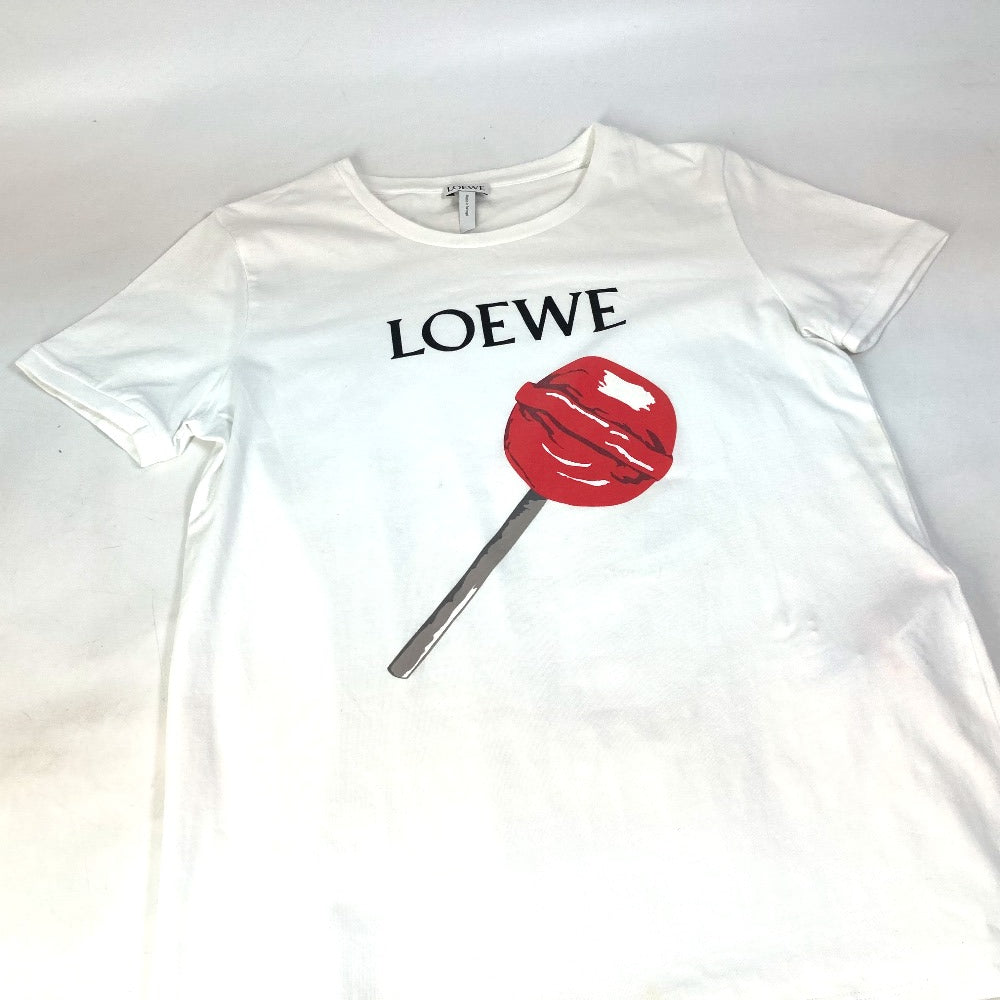 LOEWE トップス ロゴ アパレル ロリーポップ キャンディ 半袖Ｔシャツ コットン レディース - brandshop-reference