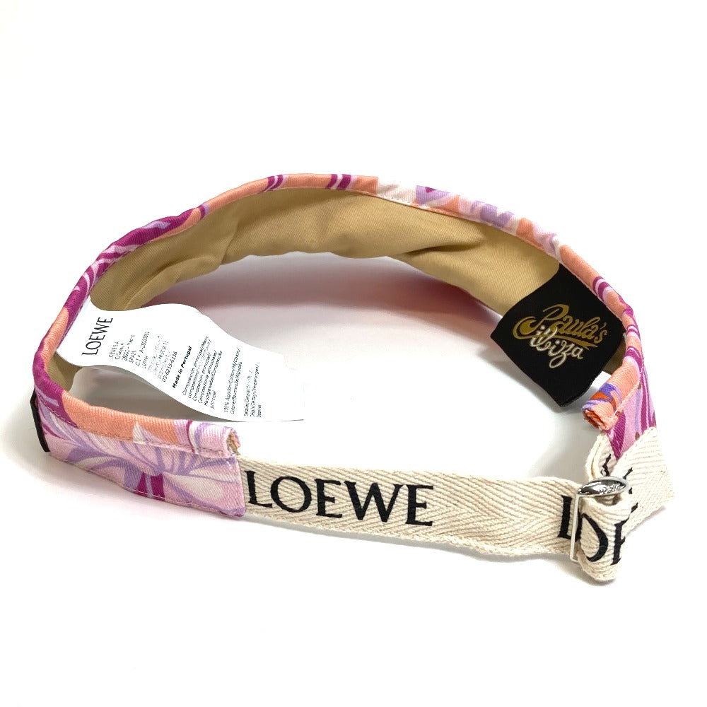 LOEWE イビザ Paula s パウラズ アパレル 帽子 サンバイザー コットン レディース - brandshop-reference